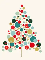Small Boxed Holiday Cards - Ornamental Tree