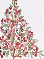 Small Boxed Holiday Cards  - Festive Bough