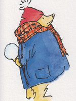 Boxed Holiday ~ Paddington Bear Mini Cards