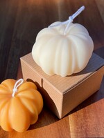 Pumpkin Candle ~ Ivory