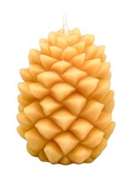 Natural Beeswax Pondarosa Pine Cone Candle