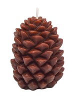 Brown Beeswax Pondarosa Pinecone Candle