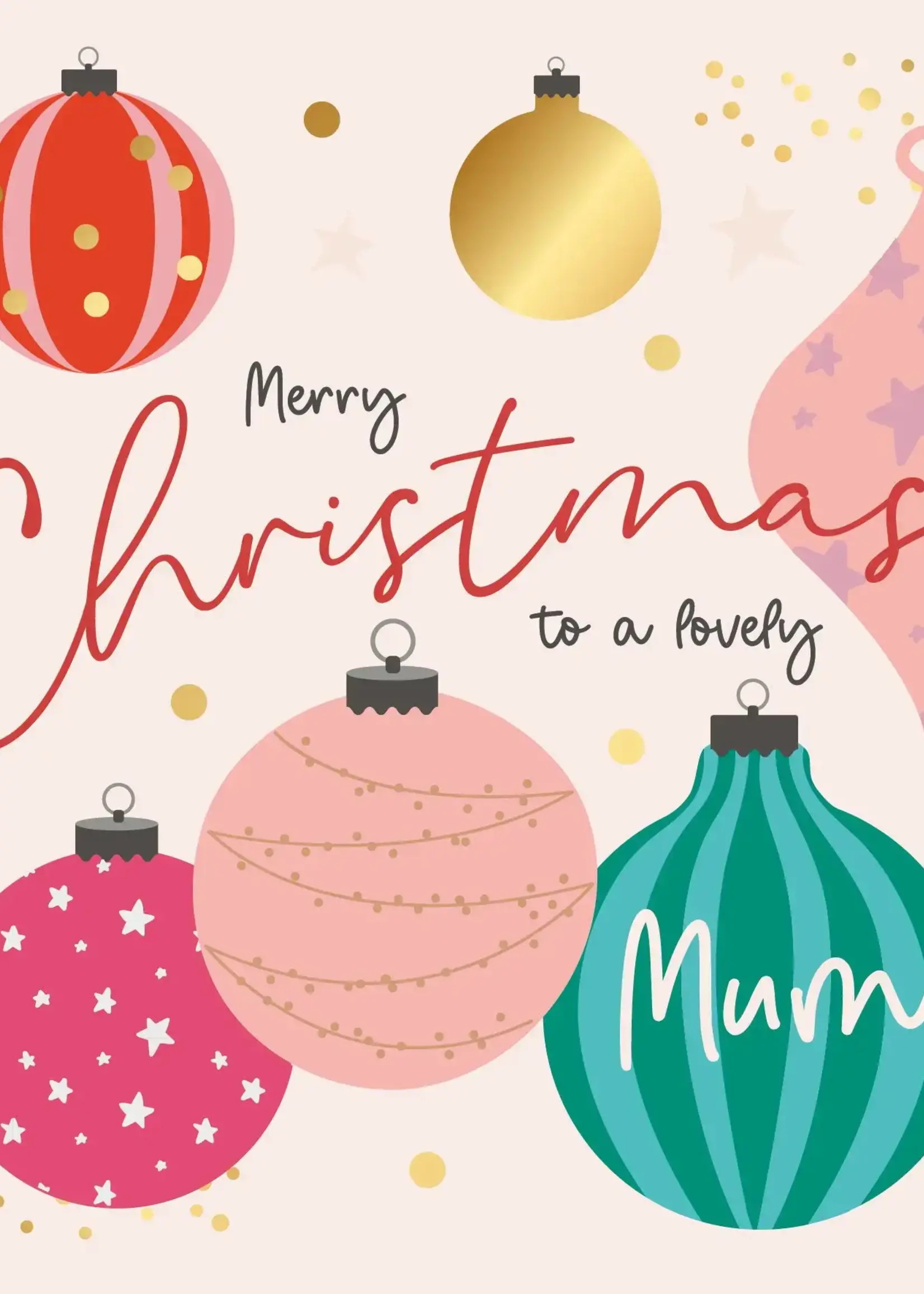 heyyy Merry Christmas To A Lovely Mum - Ornaments