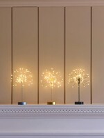 Mini Table Starburst Lights - Silver