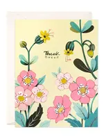 Yellow Floral Thank You