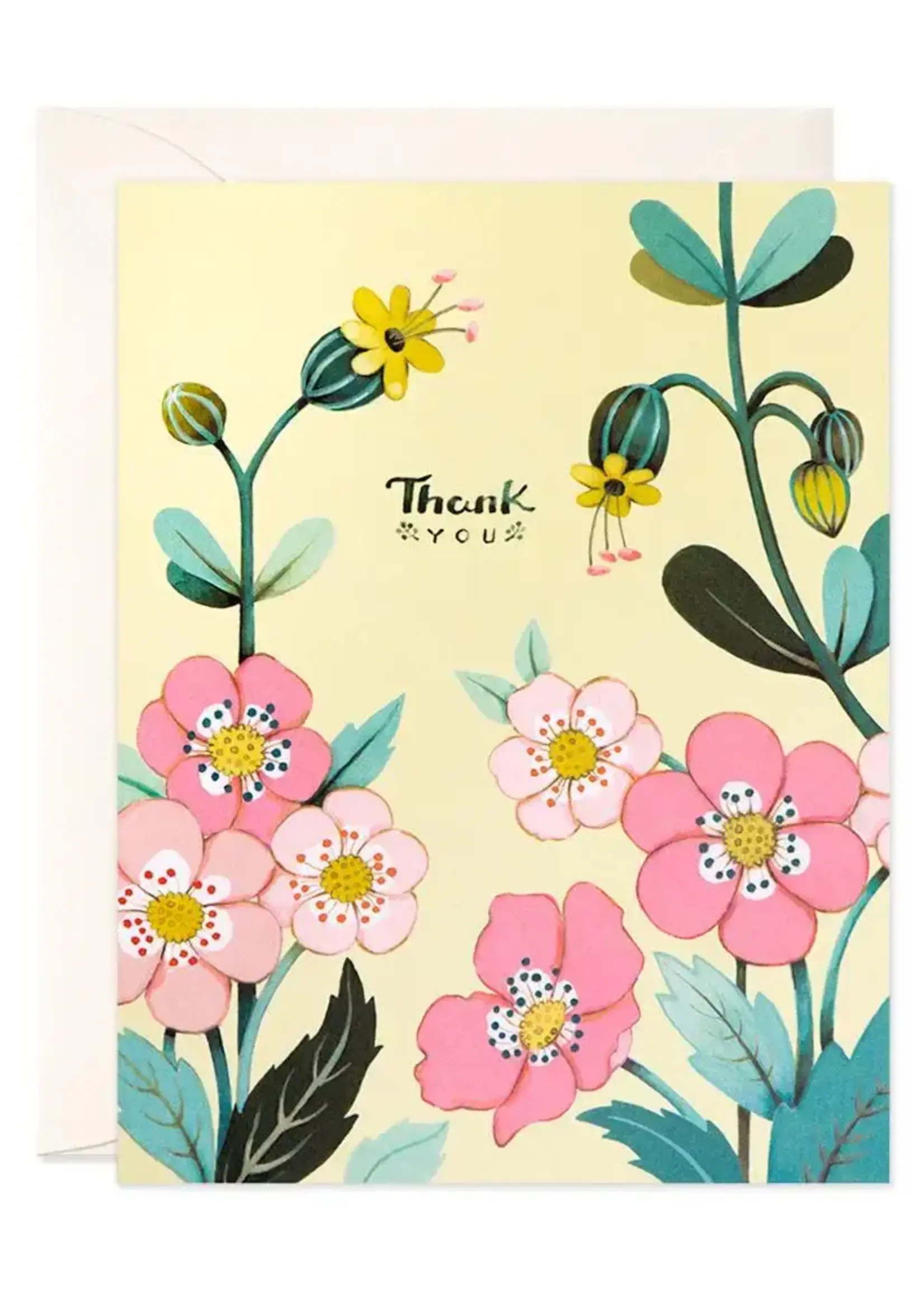 Yellow Floral Thank You