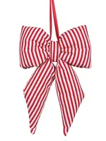 Red/White Bow Ornament