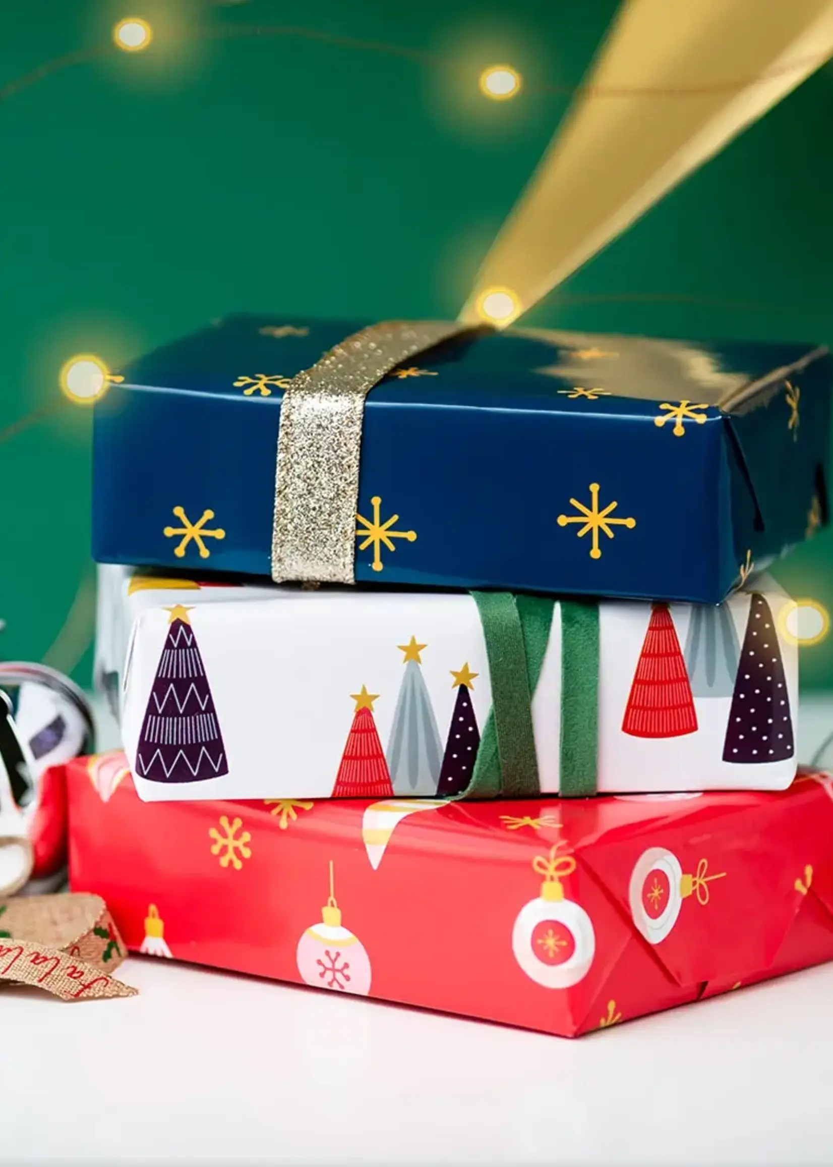 ofelia & Co 3 Pack Holiday Wrap - Winter Wonderland