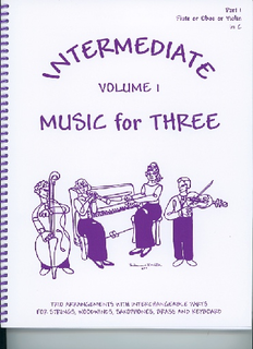 Last Resort Music Publishing Kelley, Daniel: Music for Three Intermediate Vol.1 (violin 1)