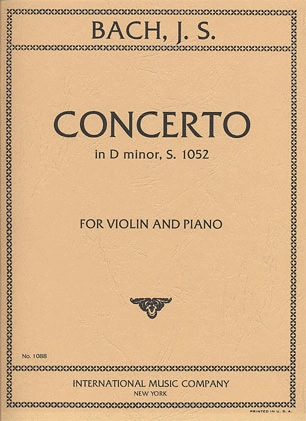 International Music Company Bach, J.S. (Reitz): Concerto in d minor (violin & piano)