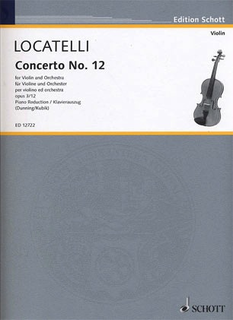 HAL LEONARD Locatelli, P.A.: Concerto Op.3 #12 in D major (violin & piano)