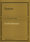Carl Fischer Liebermann, Lowell: Sonata (viola & piano)