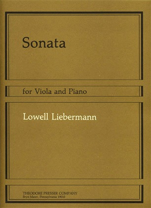 Carl Fischer Liebermann, Lowell: Sonata (viola & piano)