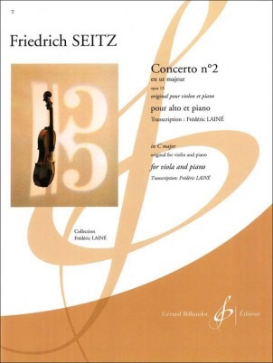 Carl Fischer Seitz: Concerto Op.13 No2 (viola, piano) BILLAUDOT