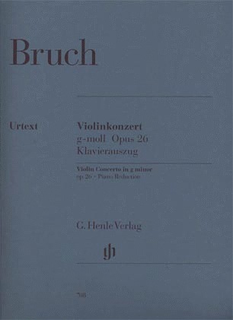 HAL LEONARD Bruch (Kube): Concerto No.1 in G minor, Op.26 - URTEXT (violin & piano reduction)