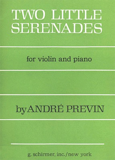 HAL LEONARD Previn: 2 Little Serenades (Violin & Piano)