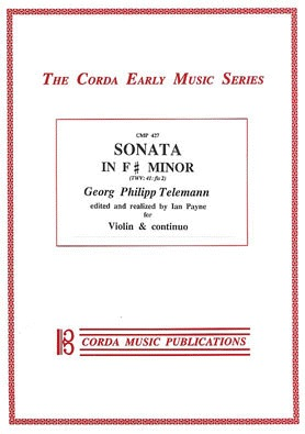 Telemann, G.P.:(Payne): Sonata in F# Minor (violin, Piano, Cello optional)