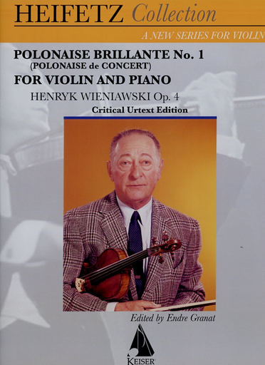 HAL LEONARD Wieniawski, H. (Heifetz/Granat): Polonaise Brillante No. Op. 4 (violin & piano)