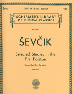 HAL LEONARD Sevcik (Lifschey): Selected Studies in the First Position (Viola)