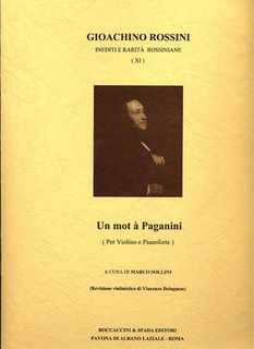 Carl Fischer Rossini, G.: Un mot a Paganini-Elegie (violin & piano)