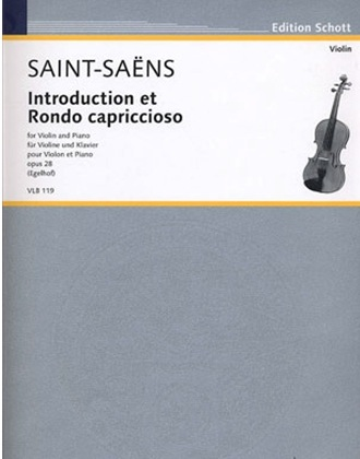 Saint-Saens, Camille (Egelhof): Introduction & Rondo Capriccioso (violin & piano)