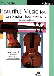 Alfred Music Applebaum, S.: Beautiful Music for Two String Instruments Book 2 (2 violins) Alfred