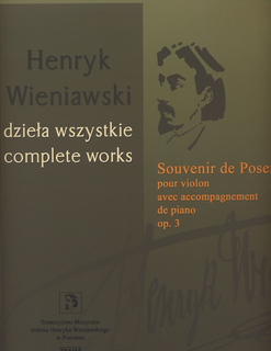 HAL LEONARD Wieniawski, Henryk: Souvenir de Posen OP. 3 (violin & piano)