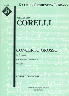 Alfred Music Corelli, A.: (Score) Concerto Grosso No.8, Op.6 - Fatto per la notte di natale ''Christmas Concerto'' (mixed ensemble)