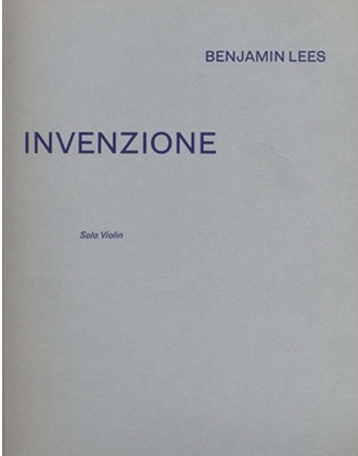 HAL LEONARD Lees, B.: Invenzione (Solo Violin)