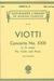 Schirmer Viotti, G.B.: Concerto No.23 in G (violin & piano)