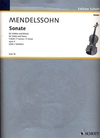 HAL LEONARD Mendelssohn, Felix: Sonate Op.4 (violin & piano)