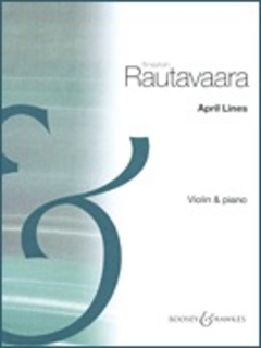HAL LEONARD Rautavaara, E.: April Lines (violin & piano)