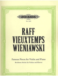 Raff, Vieuxtemps, Wieniawski: Recital Pieces (violin & piano)