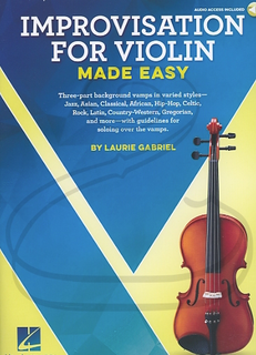HAL LEONARD Gabriel: Improvisation for Violin Made Easy (violin w/ audio access) Hal Leonard