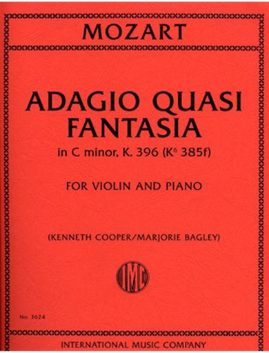 International Music Company Mozart, W.A.: Adagio Quasi Fantasia in C minor, K.396 (violin & piano)