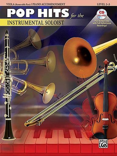 Alfred Music Alfred Music: (collection) Pop Hits for the Instrumental Soloist (viola)(CD)