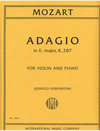 International Music Company Mozart, W.A.: Adagio in Eb major, K.287 (violin & piano)