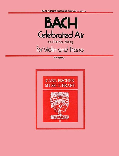 Carl Fischer Bach, J.S.: Air on the G String (violin & piano)