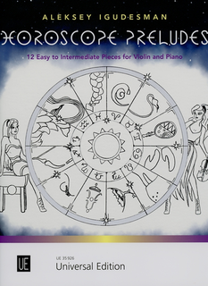 Carl Fischer Igudesman, Aleksey: Horoscope Preludes-12 Easy to Intermediate Pieces for Violin and Piano