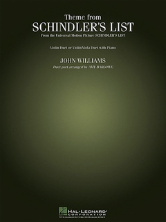 HAL LEONARD Williams (Barlowe): Theme from Schindler's List (2 violins/violin & viola, piano)