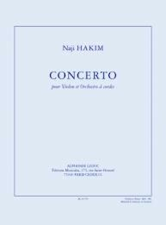 Hakim, Naji: Violin Concerto (violin & piano)