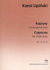 Carl Fischer Lipinski: Solo Caprices Op.10, 27, 29 (violin)