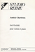 Carl Fischer Chartreux, Annick: Fantaisie (violin & piano)