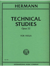 International Music Company Hermann, F.: Technical Studies Op.22 (viola)