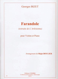 Carl Fischer Bizet, Georges: Farandole-extraite de L'Arlesienne (violin & piano)
