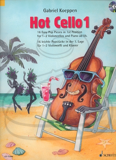HAL LEONARD Koeppen: (collection) Hot Cello 1 (2 cellos)(CD) Schott