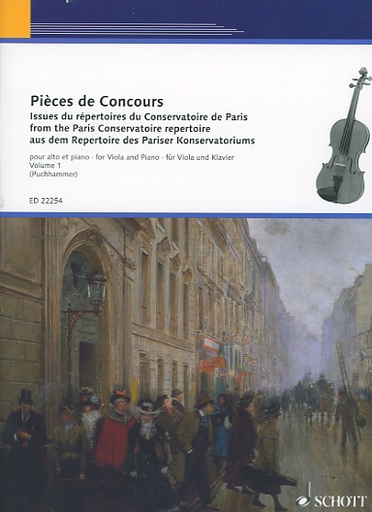 HAL LEONARD Puchhammer-Sedillot: (Collection) Competition Pieces, Vol.1 (viola & piano) Schott
