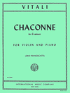 International Music Company Vitali, T. (Francescatti): Chaconne (Ciaccona), (Ciacona), in G minor (violin & piano) IMC