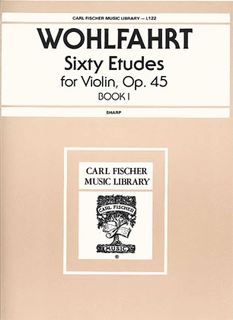 Carl Fischer Wohlfahrt: Sixty Etudes Op. 45 Bk. 1 (Violin)