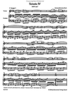 Barenreiter Bach, J.S.: 6 Violin Sonatas, Volume 2 (IV-VI) (Sonatas IV-VI) Barenreiter